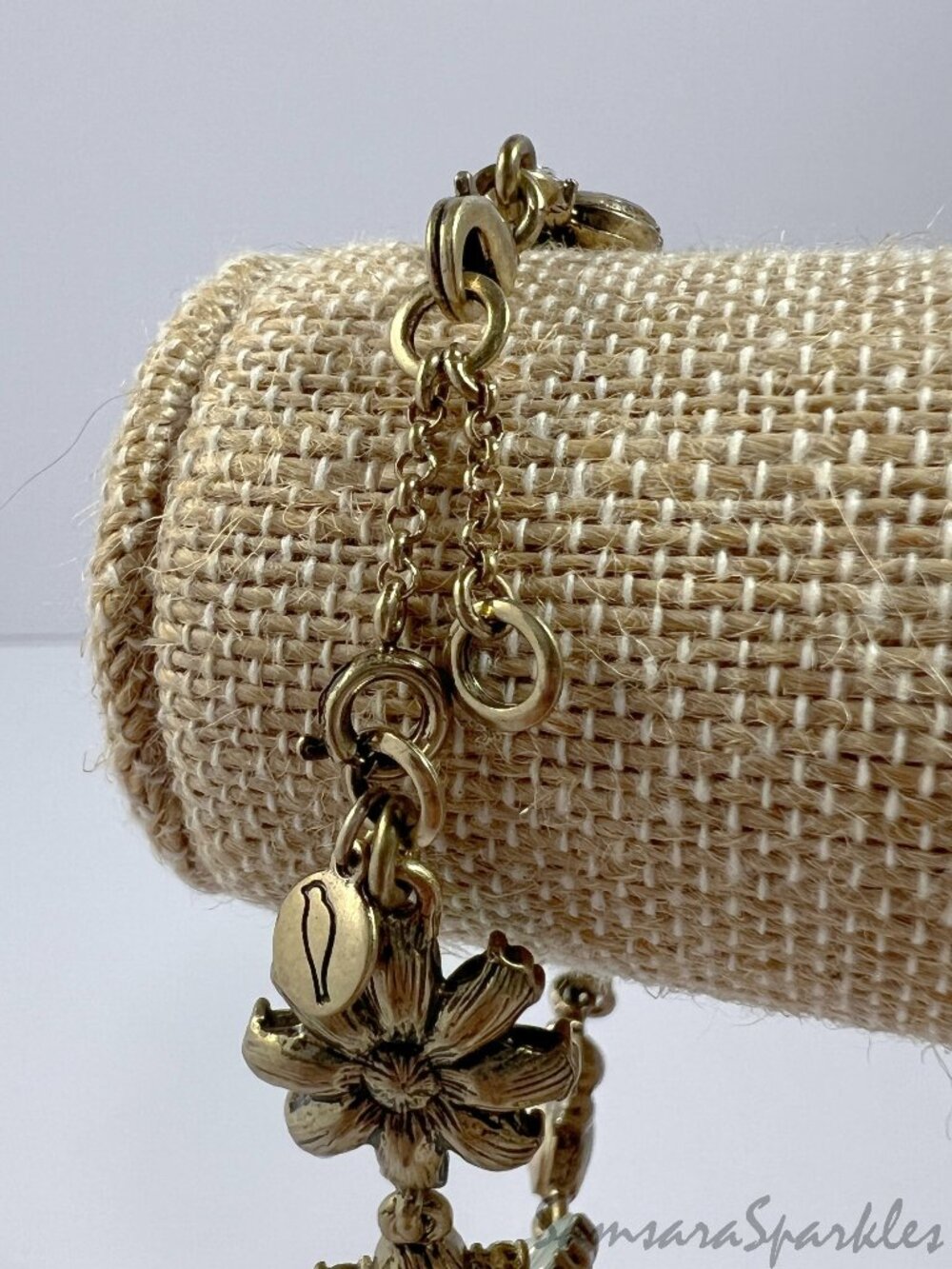 Chloe + Isabel Six-piece Light Blue & Bronze Floral Jewlery Set - Picture 5 of 8
